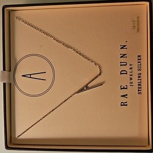 Rae Dunn "A" necklace